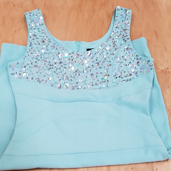 Blue Green Mini Dress for Juniors - brand new - Picture 3 of 7